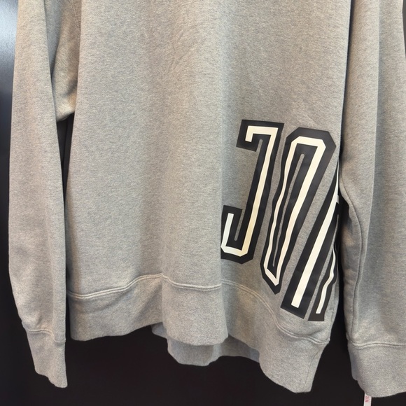 Nike Air Jordan Gray and Black Pullover Hoodie - Picture 4 of 6